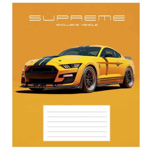 Зошит Школярик Star Supreme vehicle 18 аркушів лінія (018-3691L)