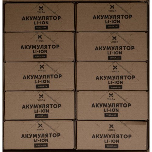 Акумуляторний блок Vinga Li-ion 6S3P 16500mAh коробка 10 шт. (JHY Li-Ion 21700 5500mAh) (V6S3P-10PCS-16500MAH)