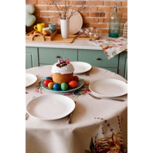 Скатертина Прованс гобеленова Злагода D-136 см (034141)