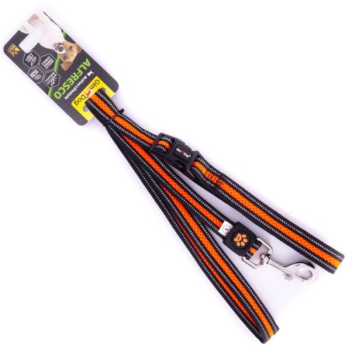 Повідець для собак GimDog Alfresco 2.0х120 см неопрен/фліс (помаранчевий) (8009632059549)