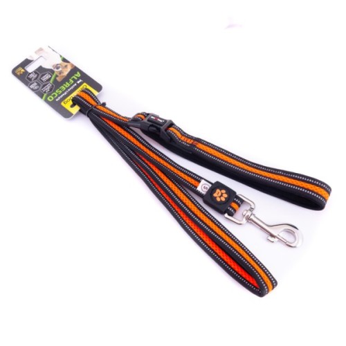 Повідець для собак GimDog Alfresco 2.0х120 см неопрен/фліс (помаранчевий) (8009632059549)