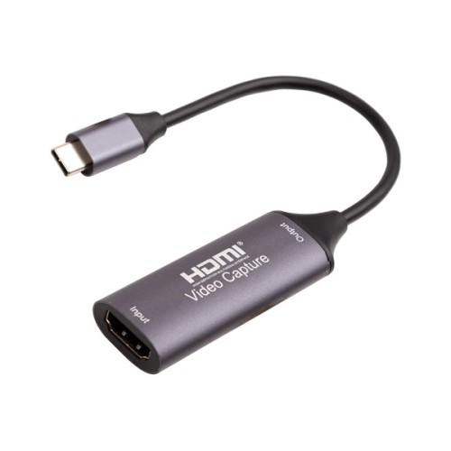 Пристрій захоплення відео PowerPlant HDVC2-C HDMI (F) - 2.0 USB Type-C (M) (CA914708)