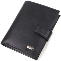 Портмоне Canpellini З натуральної шкіри Чорне (21857)