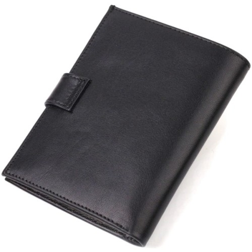 Портмоне Canpellini З натуральної шкіри Чорне (21857)