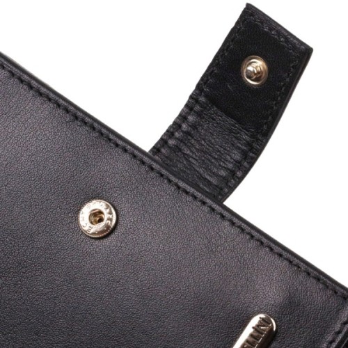 Портмоне Canpellini З натуральної шкіри Чорне (21857)