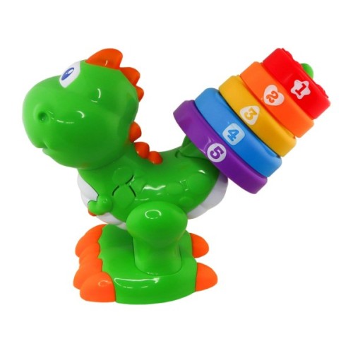 Розвиваюча іграшка Kiddi Smart двомовна – Динозаврик Барвограй (4279T-KS)