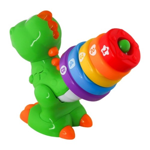 Розвиваюча іграшка Kiddi Smart двомовна – Динозаврик Барвограй (4279T-KS)