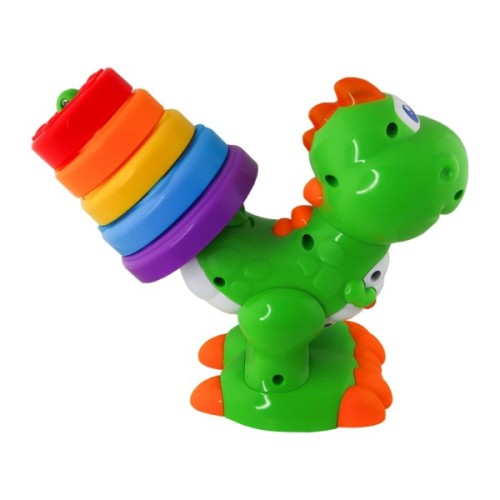Розвиваюча іграшка Kiddi Smart двомовна – Динозаврик Барвограй (4279T-KS)