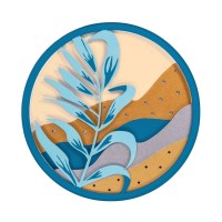 Набір для творчості Rosa Talent Картина 3D Листок МДФ ґрунтоване, 25х25см (4823098540076)