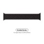 Ремінець до смарт-годинника Armorstandart Braided Solo Loop для Apple Watch 49/46/45/44/42 (Series 1-3) Black Unity Size 8 (160 mm) (ARM64908)