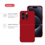 Чохол до мобільного телефона Intaleo SoftShell Apple iPhone 16 Pro Max Red (1283126609343)