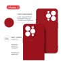 Чохол до мобільного телефона Intaleo SoftShell Apple iPhone 16 Pro Max Red (1283126609343)
