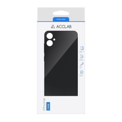 Чохол до мобільного телефона ACCLAB SoftShell Samsung Galaxy A06 Black (1283126611780)