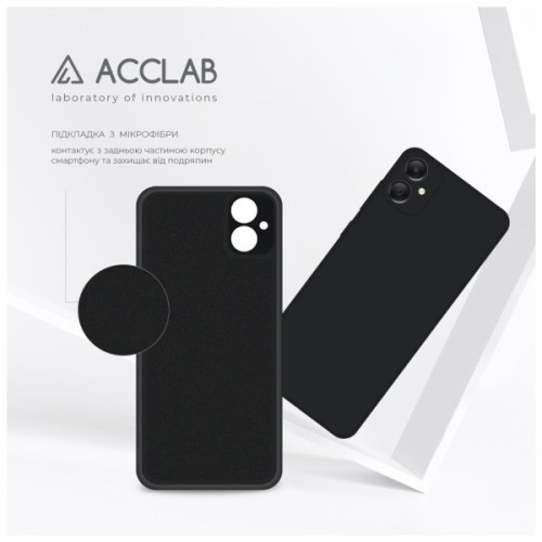 Чохол до мобільного телефона ACCLAB SoftShell Samsung Galaxy A06 Black (1283126611780)