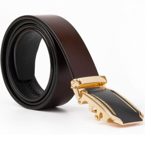 Ремінь Vintage З автоматичною пряжкою Коричневий (20209)