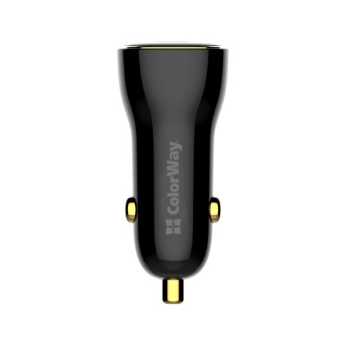 Зарядний пристрій ColorWay PowerDelivery PPS USB (USB-A + USB-C) (60W) Black (CW-CHA046PD-BK)