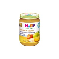 Дитяче пюре HiPP Фруктове асорті з зерновими пластівцями Фрукти і злаки, 190 г (9062300137818)