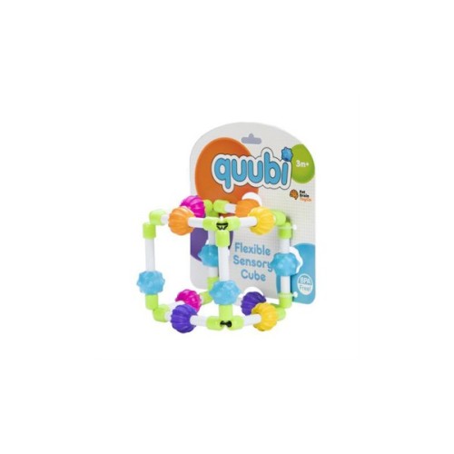 Брязкальце Fat Brain Toys прорізувач тактильний Куббі Quubi (F296ML)