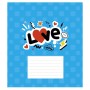 Зошит Школярик Love 12 аркушів лінія (012-3364L)