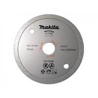 Круг відрізний Makita алмазний по керамічній плитці та склу суцільний 85х15х1,8 мокрий різ (B-21098)