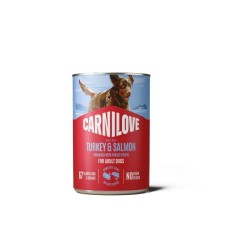 Консерви для собак Carnilove Salmon & Turkey 400 г (8595602582839)