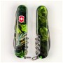 Ніж Victorinox Huntsman Zodiac 91 мм Зелений дерев'яний дракон (1.3713.3_Z3240p)