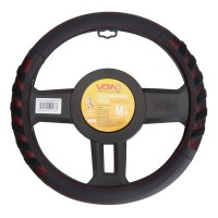 Чохол на руль VITOL M чорн (VLOD-L2628 BK/RD M)