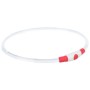 Нашийник для тварин Trixie Flash Light Ring USB мигаючий силіконовий червоний S–M 40 см/8 мм (4053032433908)