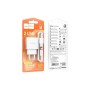 Зарядний пристрій HOCO C141A 2xUSB + cable USB to Lightning white (6942007627870)