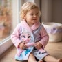 Халат дитячий E PLUS M флісовий (59026-98G-pink)