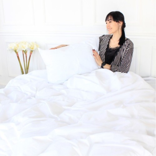 Постільна білизна MirSon Ranforce Elite 11-2107 White 2х160х220 (2200004730639)