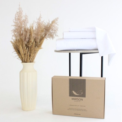 Постільна білизна MirSon Ranforce Elite 11-2107 White 2х160х220 (2200004730639)