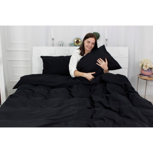 Постільна білизна MirSon Сатин Premium 0055 Black Pearl 2х160х220 (2200001717855)