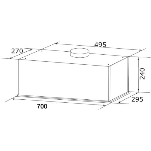 Витяжка кухонна GRANADO Palamos 4713-1200 Black glass (GCH4713120011)