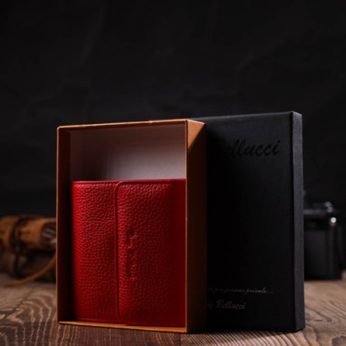 Гаманець Tony Bellucci З натуральної шкіри Червоний (22011)