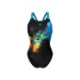 Купальник Arena Vibrant Swimsuit Swim Pro Back 008936-580 Чорний 38 (3468337504832)
