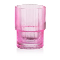 Набір склянок Ardesto 200мл, 2шт, скло, рожевий (AR2620SPN)