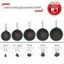 Сковорода Tefal So'' Light 26 см, алюміній, бакеліт, скло, чорний (H0560542_SET)