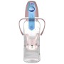 Пляшечка для годування Canpol babies CUTE ANIMALS стандартна з ручками 250 мл рожева (11/845_pin)