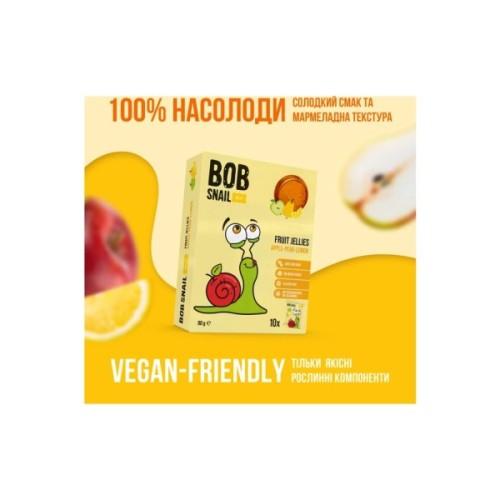 Мармелад Bob Snail Яблуко, груша, лимон 90 г (1740880)