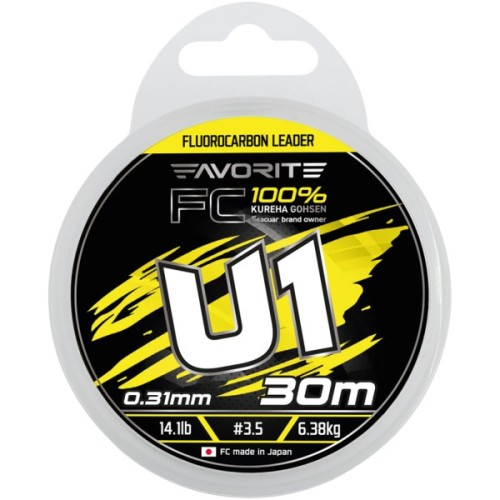 Флюорокарбон Favorite U1 FC 30m 3.5/0.31mm 14.1lb/6.38kg (1693.12.15)