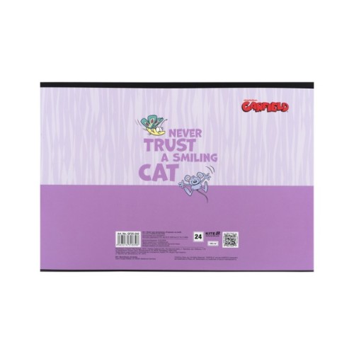 Альбом для малювання Kite Garfield, 24 аркуша (GF25-242)