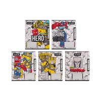 Зошит Kite Transformers, 12 аркушів, клітинка (TF25-232)