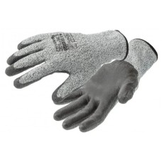 Захисні рукавиці Hoegert FUHSE HT5K763-11 протипорізні з поліуретановим покриттям світло-сірі, 11 (HT5K763-11)