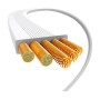 Дата кабель USB-C to USB-C 1.0m 100W white Baseus (P10364500211-00)