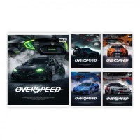 Зошит Yes Overspeed А5 24 аркушів клітинка (768590)