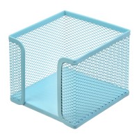 Підставка-куб для листів і паперів Buromax PASTEL металевий, блакитний (BM.6215-14)