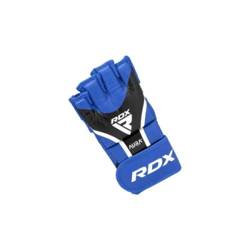 Рукавички для MMA RDX Aura Plus T-17 Blue/Black L (GGR-T17UB-L+)