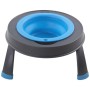 Посуд для собак Dexas Миска одинарна на складній підставці-мала 360 мл блакитна (0084297306939)