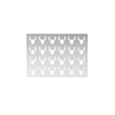 Кондитерський килимок Silikomart трафарет "Рудольф" 40 х 40 h 2 мм 2 шт (CHABLON RUDOLPH) Кондитерський килимок Silikomart трафарет "Рудольф" 40 х 40 h 2 мм 2 шт (CHABLON RUDOLPH)